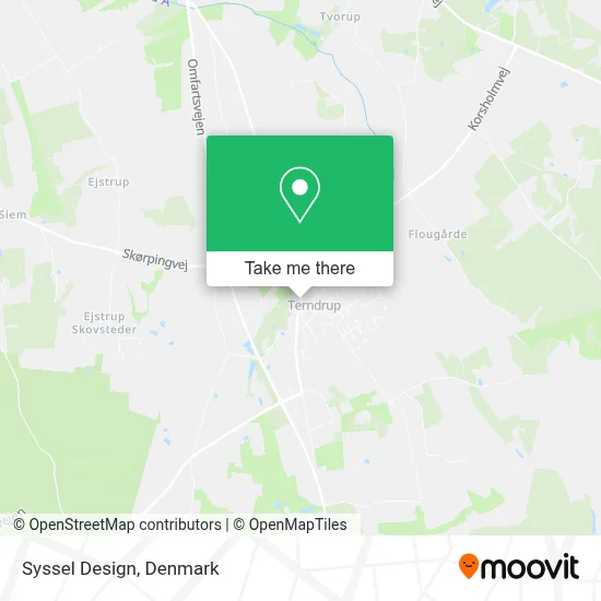 Syssel Design map