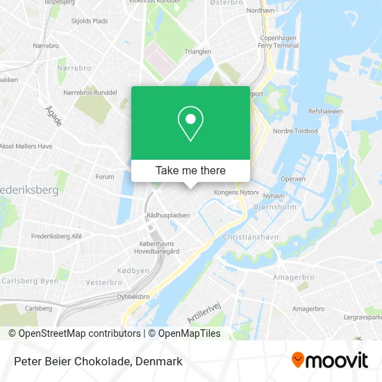 Peter Beier Chokolade map
