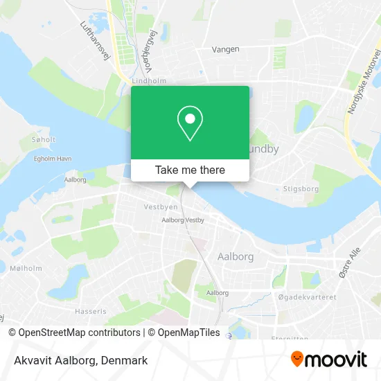Akvavit Aalborg map