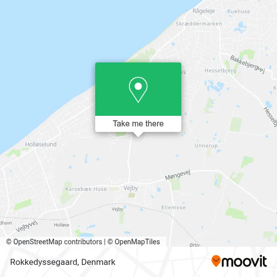 Rokkedyssegaard map