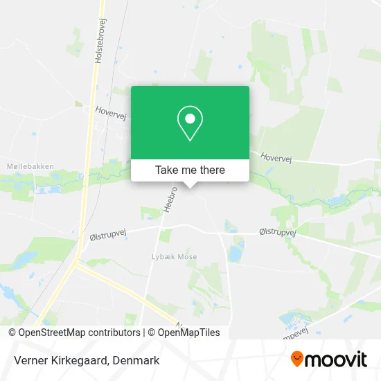Verner Kirkegaard map