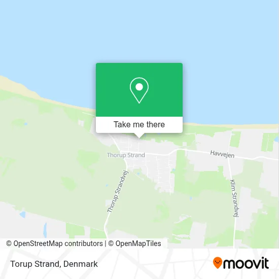 Torup Strand map