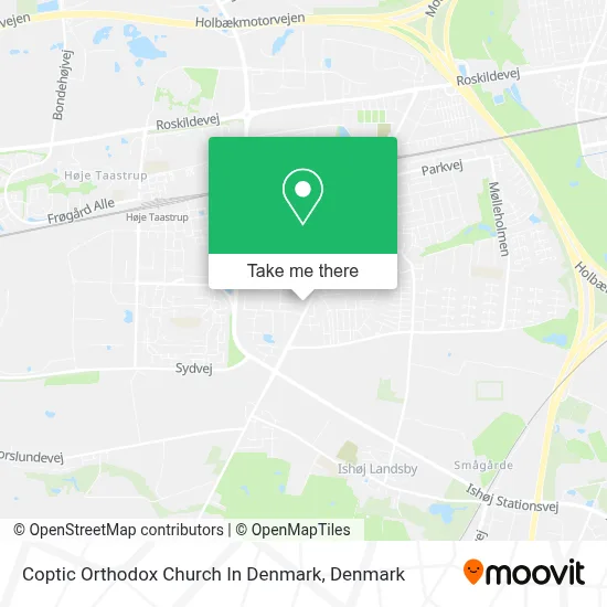 Coptic Orthodox Church In Denmark map