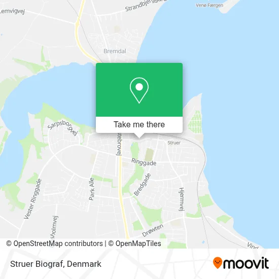 Struer Biograf map