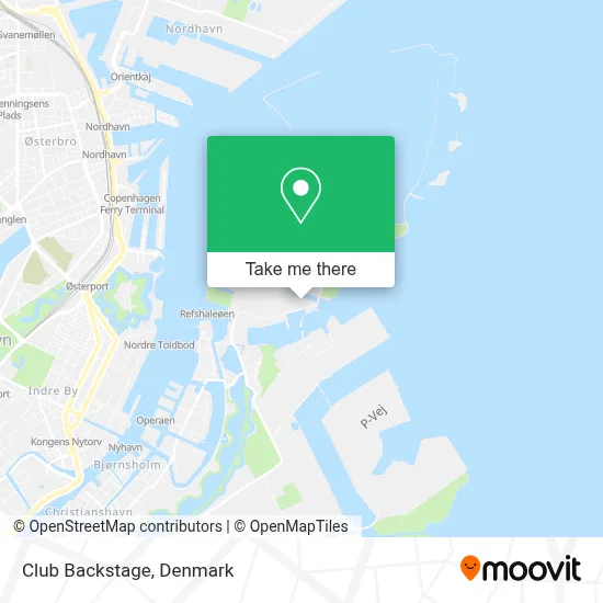 Club Backstage map