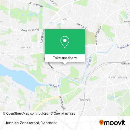 Jannies Zoneterapi map