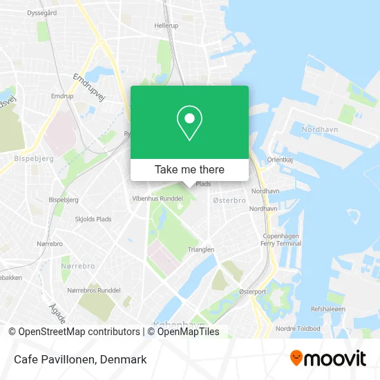 Cafe Pavillonen map