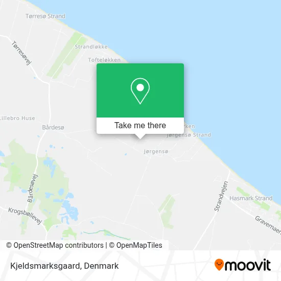 Kjeldsmarksgaard map