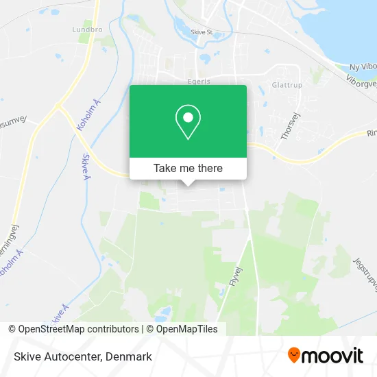 Skive Autocenter map