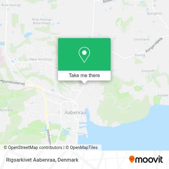 Rigsarkivet Aabenraa map