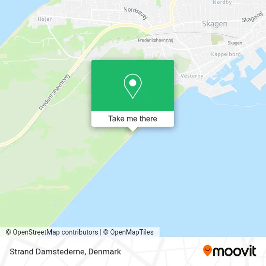 Strand Damstederne map