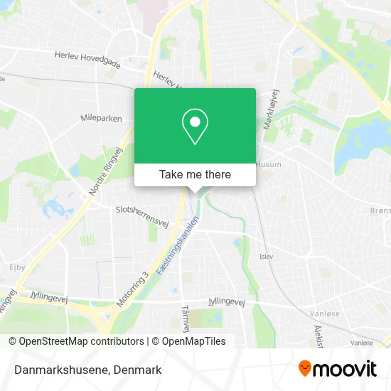 Danmarkshusene map