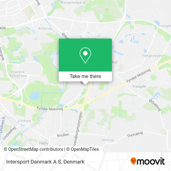 Intersport Danmark A S map