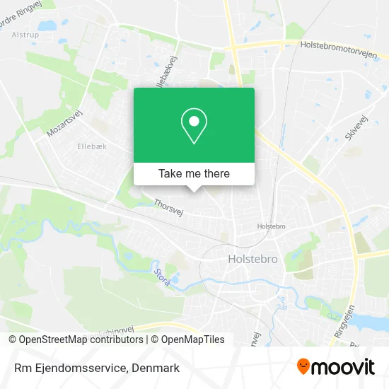 Rm Ejendomsservice map