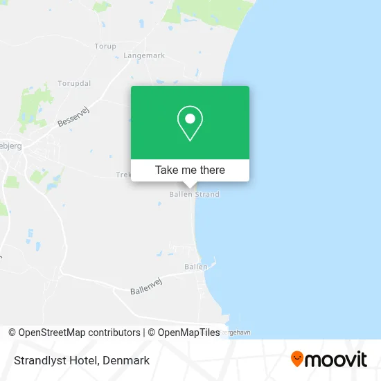 Strandlyst Hotel map
