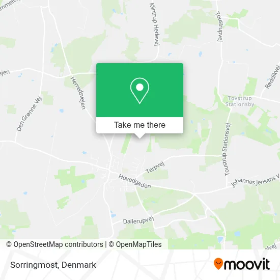 Sorringmost map