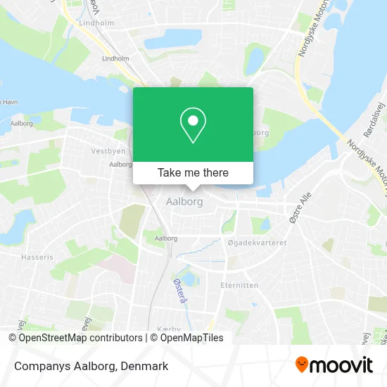 Companys Aalborg map