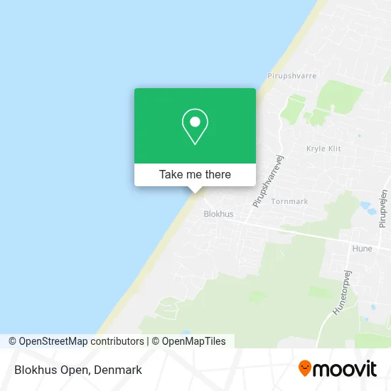 Blokhus Open map