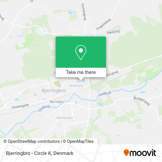 Bjerringbro - Circle K map