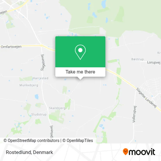 Rostedlund map