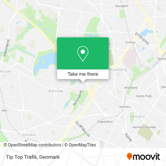 Tip Top Trafik map