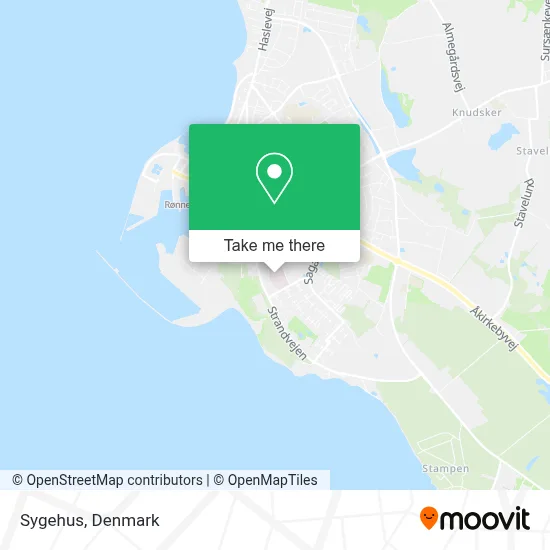 Sygehus map