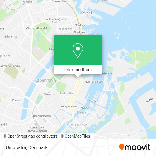 Unlocator map
