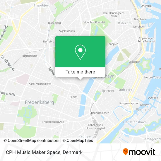 CPH Music Maker Space map
