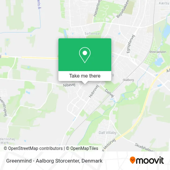 Greenmind - Aalborg Storcenter map