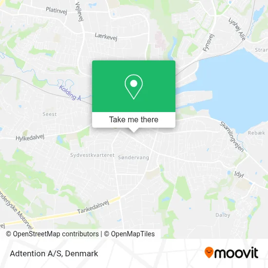 Adtention A/S map