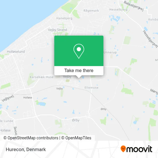 Hurecon map