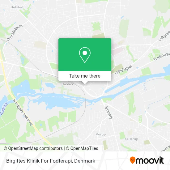 Birgittes Klinik For Fodterapi map
