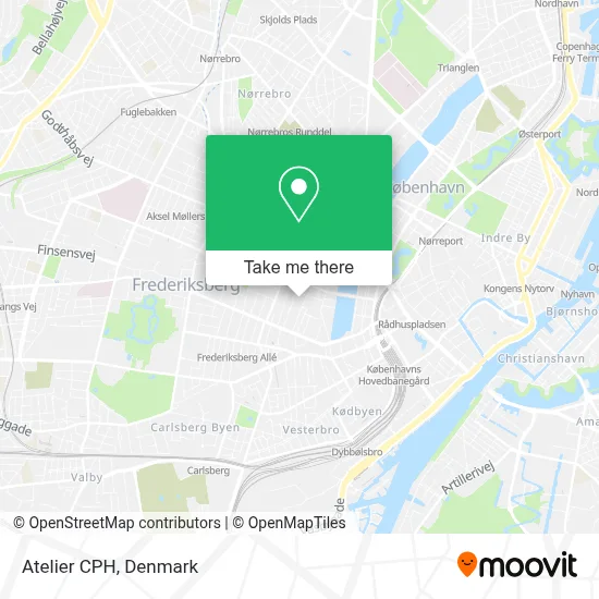 Atelier CPH map
