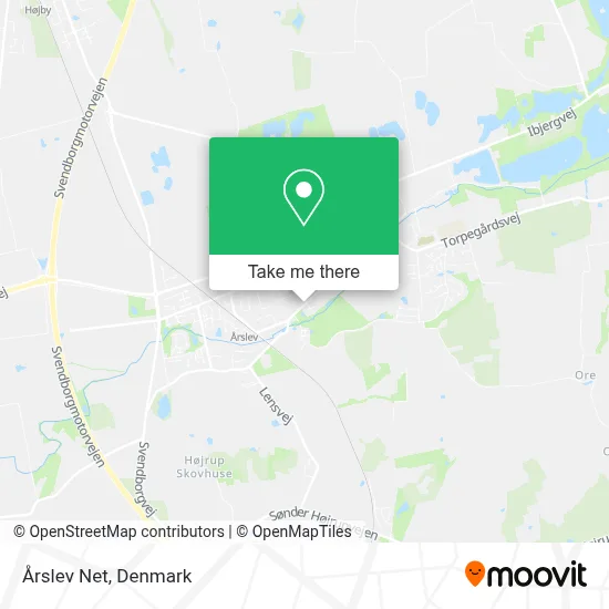 Årslev Net map