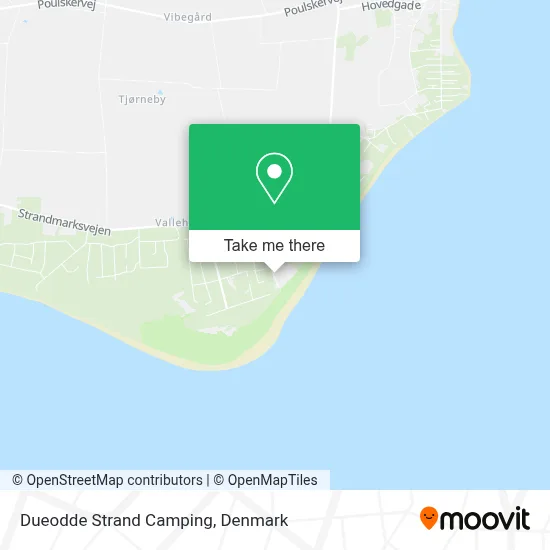 Dueodde Strand Camping map
