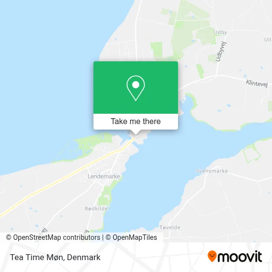 Tea Time Møn map