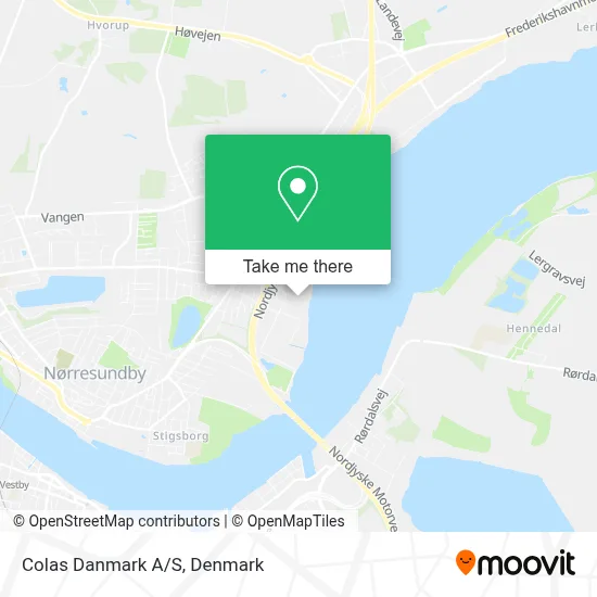 Colas Danmark A/S map