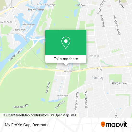 My Fro'Yo Cup map