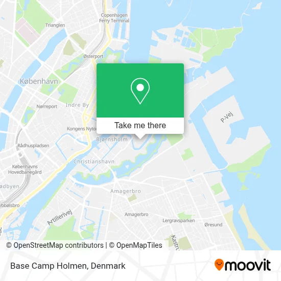 Base Camp Holmen map