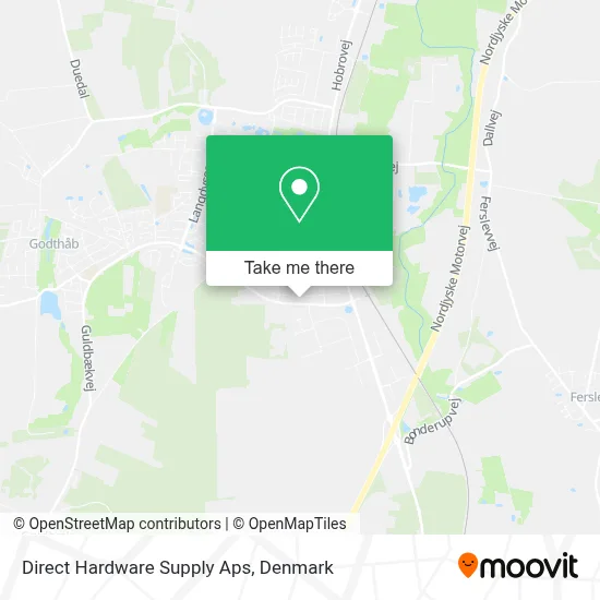 Direct Hardware Supply Aps map