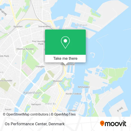 Os Performance Center map