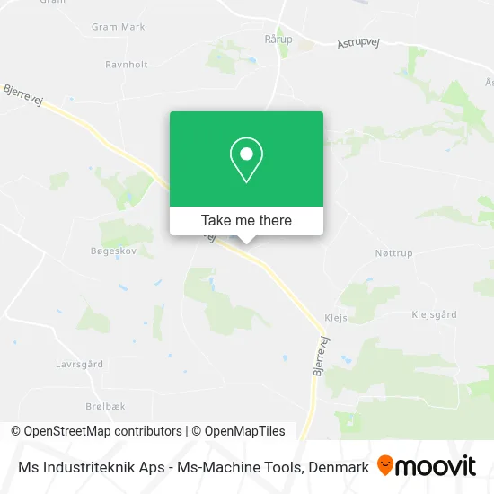 Ms Industriteknik Aps - Ms-Machine Tools map