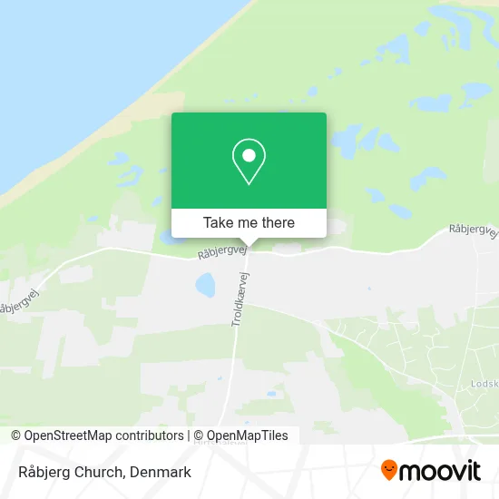 Råbjerg Church map