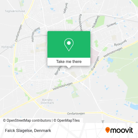 Falck Slagelse map