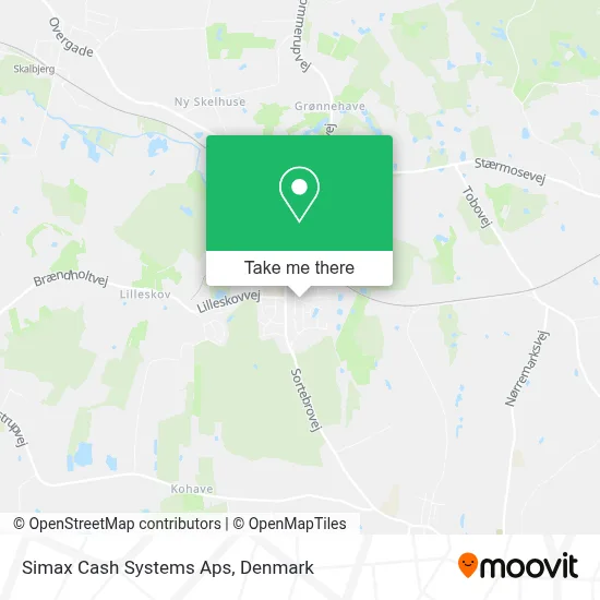 Simax Cash Systems Aps map