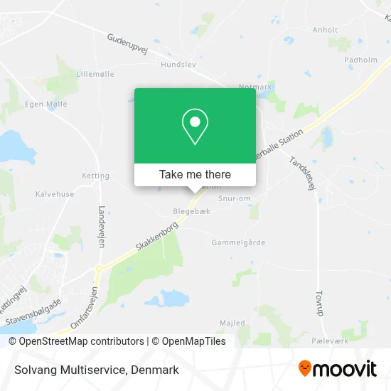 Solvang Multiservice map