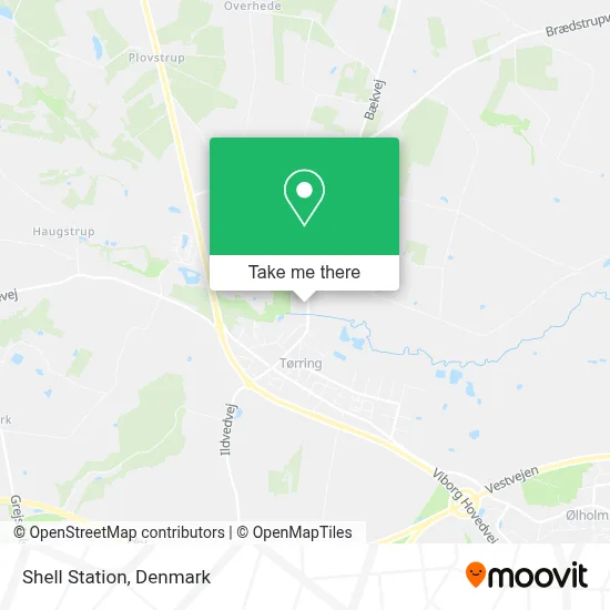 Shell Station map