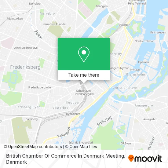 British Chamber Of Commerce In Denmark Meeting map