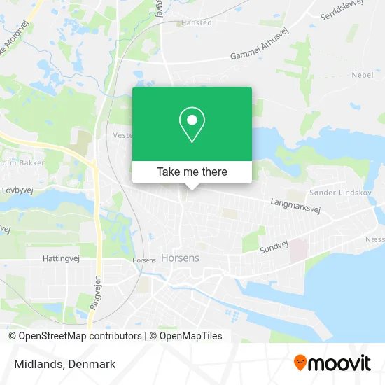 Midlands map