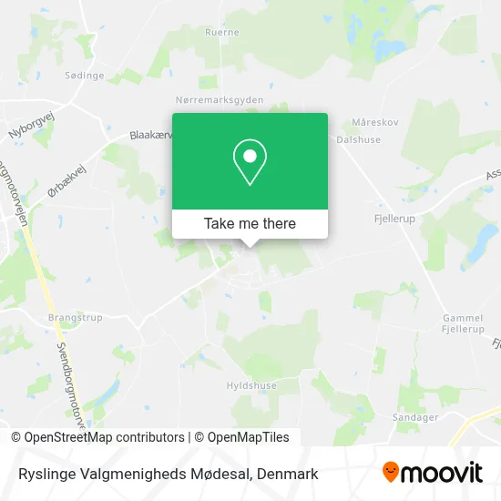 Ryslinge Valgmenigheds Mødesal map